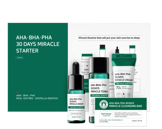 SOME BY MI - AHA, BHA, PHA 30 Days Miracle Starter Limited Set 4 pcs