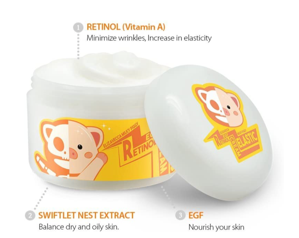 ELIZAVECCA Milky Piggy EGF Elastic Retinol Cream 100ml